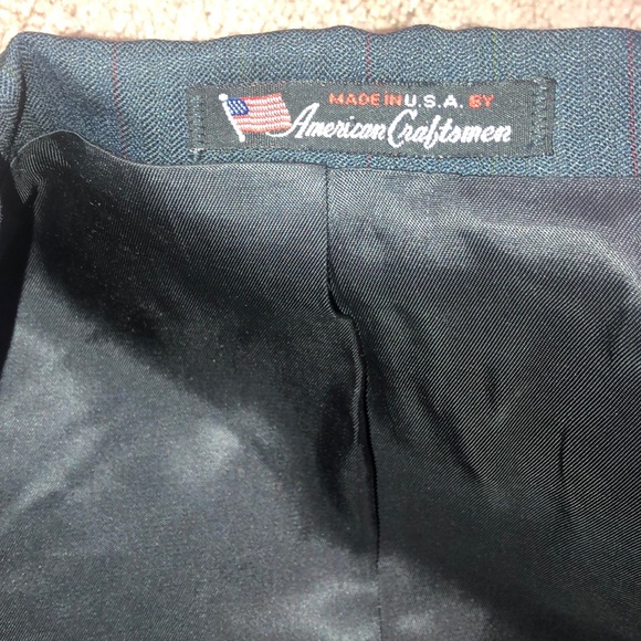 Blazer by Stafford blue size 38 Small very nice - Picture 6 of 6